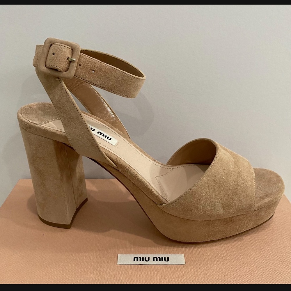 Authentic Miu Miu Platforms- New